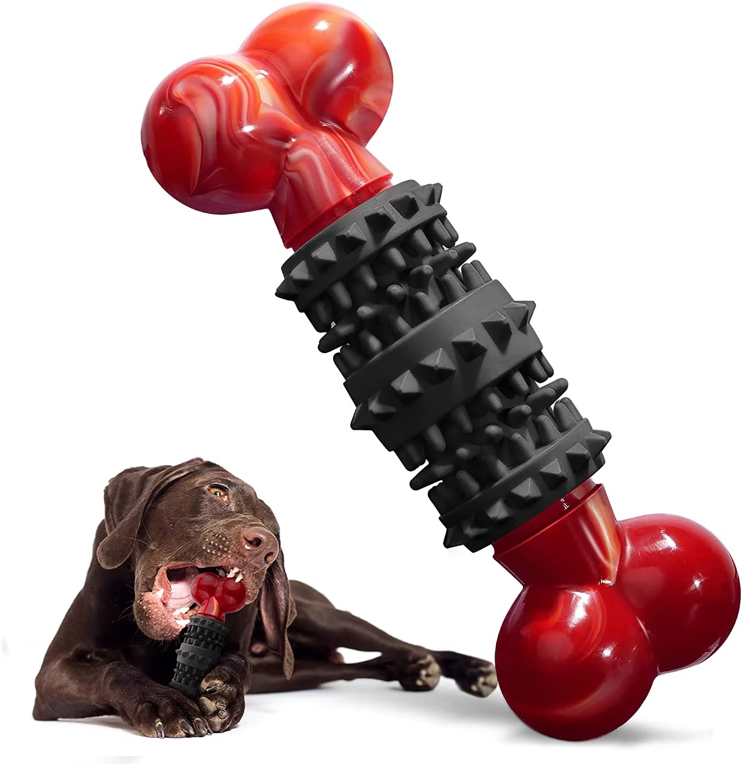 Aggressive Chewers Bone Dog Toy Interactive Dog Toys