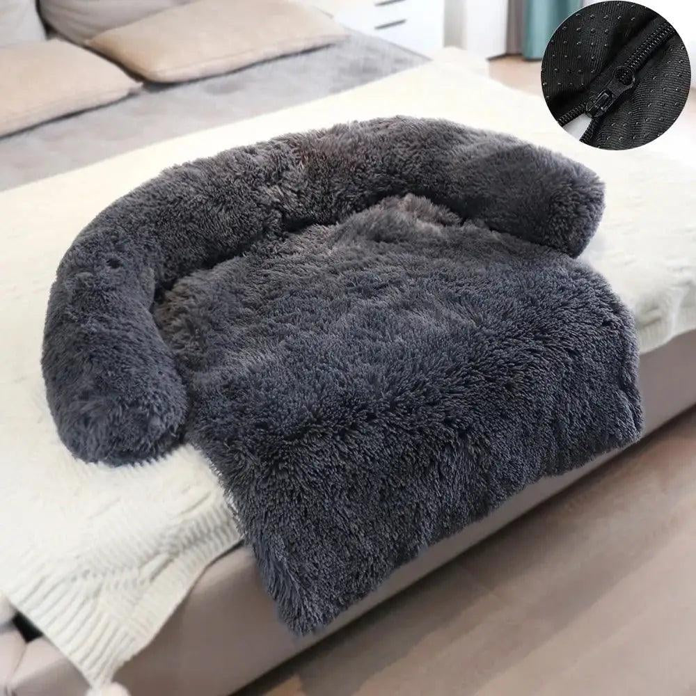 Premium Washable Plush Dog Sofa Bed