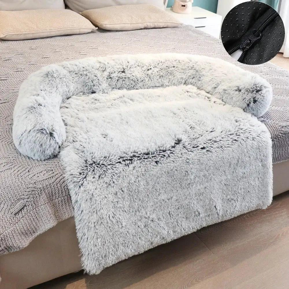 Premium Washable Plush Dog Sofa Bed