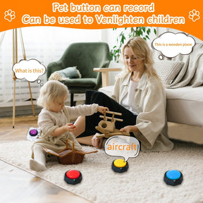 4 Recordable Communication Buttons