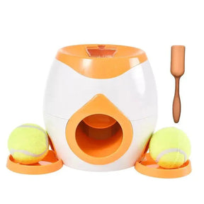 Automated Pet Feeder with Integrated Tennis Ball Launcher