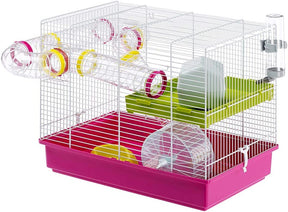 Laura Small Hamster Cage | Fun & Interactive Cage Measures 18.11L X 11.61W X 14.8H & Includes All Accessories