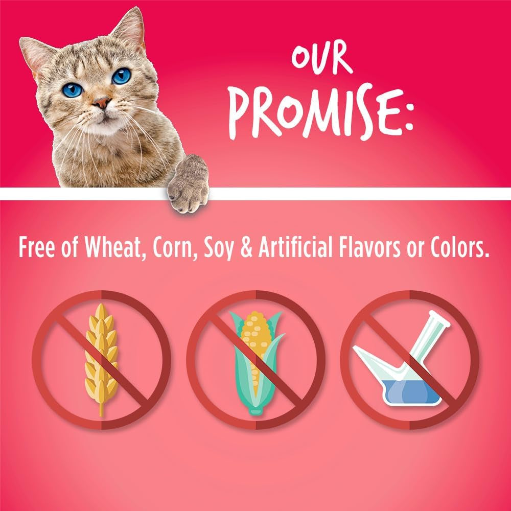 Cat Treats – Crunchy Treats for Cats – Healthy Low Calorie Treats Packed with Protein – Free of Wheat, Corn and Soy – Made with Real Salmon with Cranberry – 2.5 Ounces