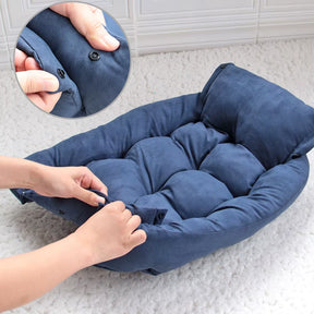 Soft Warm Dog Bed Sofa Winter Pet Sleeping Bed Mat 3 in 1 Puppy Cat Nest Cushion for Small Medium Dogs Cats Kitten Pet Supplies