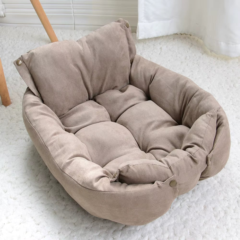 Soft Warm Dog Bed Sofa Winter Pet Sleeping Bed Mat 3 in 1 Puppy Cat Nest Cushion for Small Medium Dogs Cats Kitten Pet Supplies