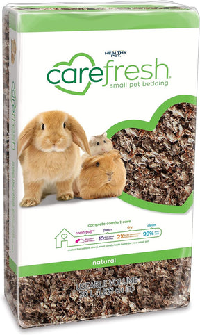 99% Dust-Free Natural Paper Small Pet Bedding with Odor Control, 30 L