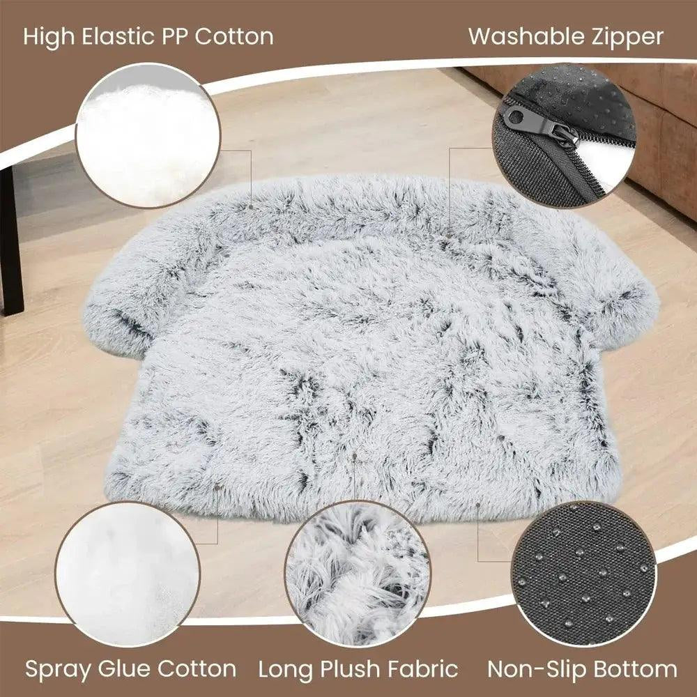 Premium Washable Plush Dog Sofa Bed