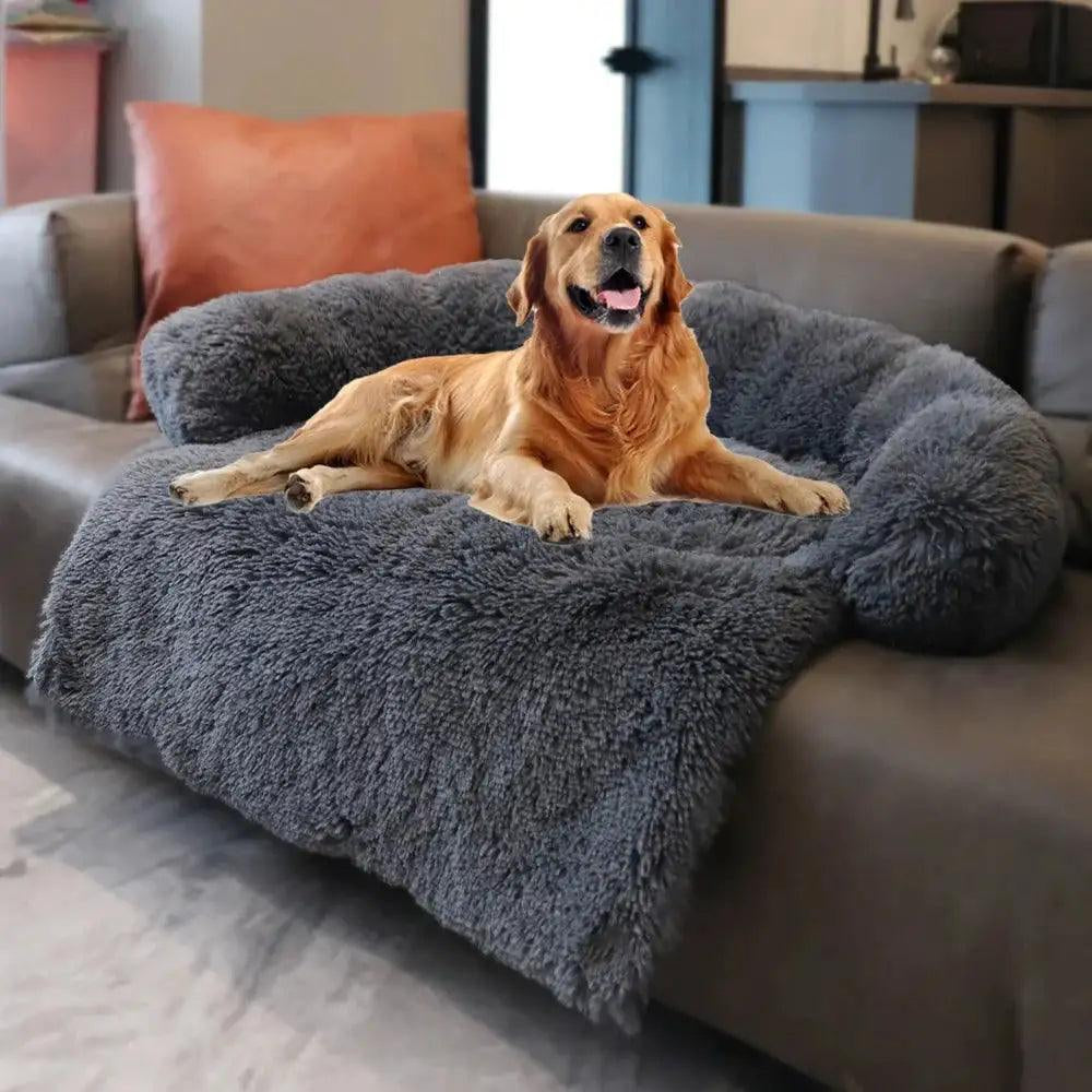 Premium Washable Plush Dog Sofa Bed