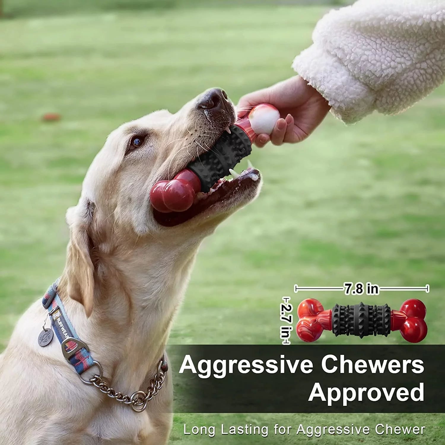 Aggressive Chewers Bone Dog Toy Interactive Dog Toys