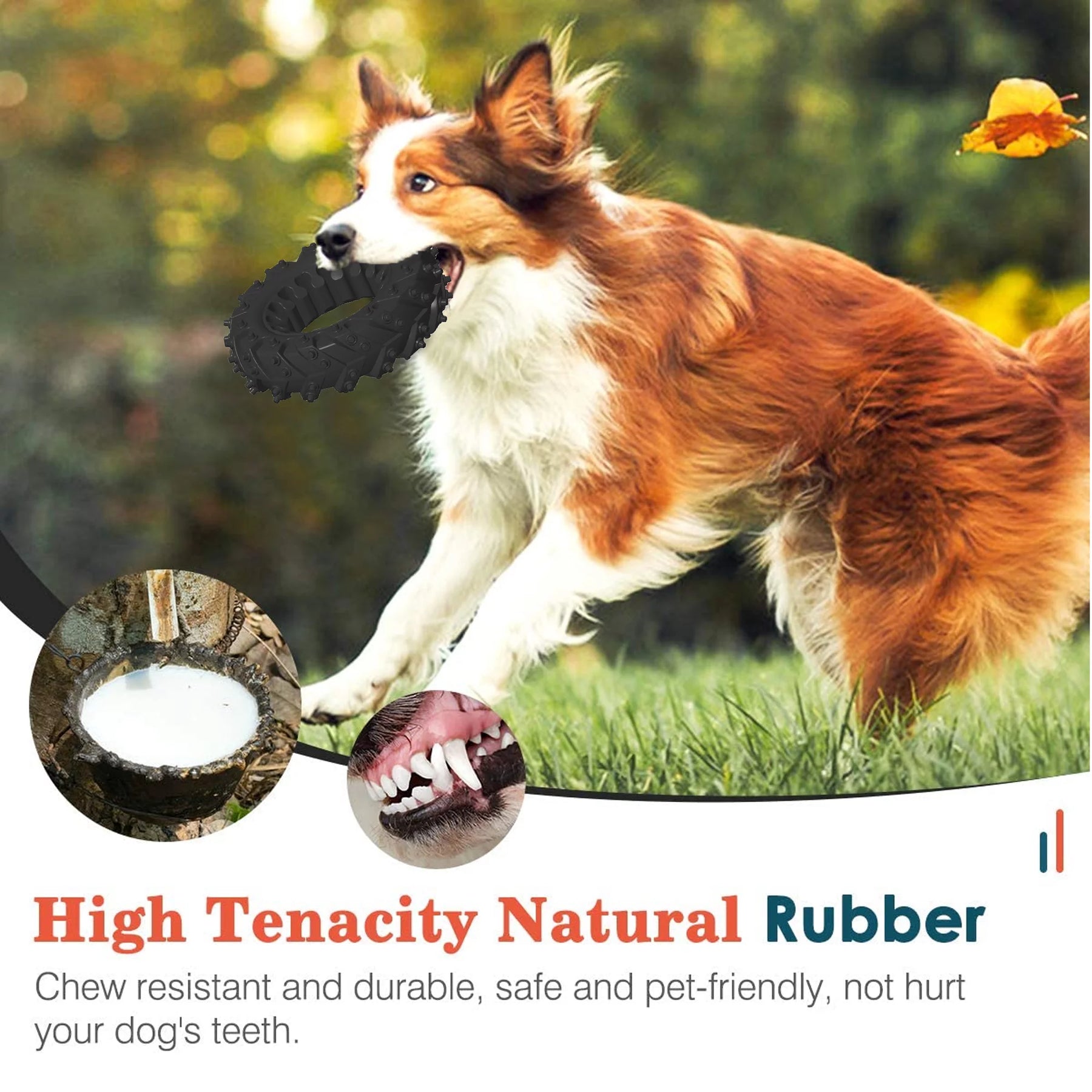 Tough Dog Toys for Aggressive Chewers Large Breed,Rubber Tire Dog Toy for Teething, Indestructible Dog Toys,Durable Dog Chew Toys for Aggressive Chewers,Puppy,Small, Medium