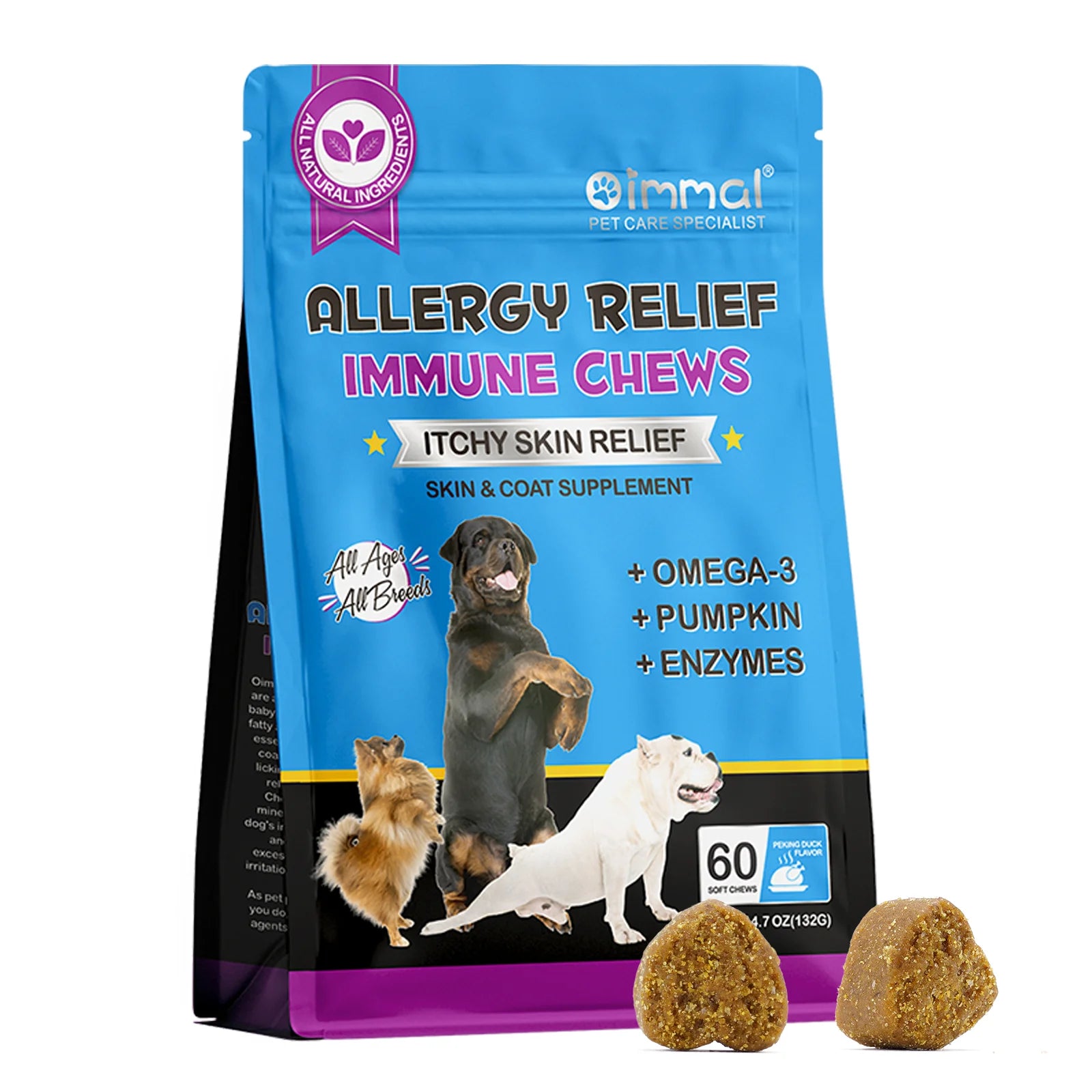 Dog Allergy Relief Chews 60 Count