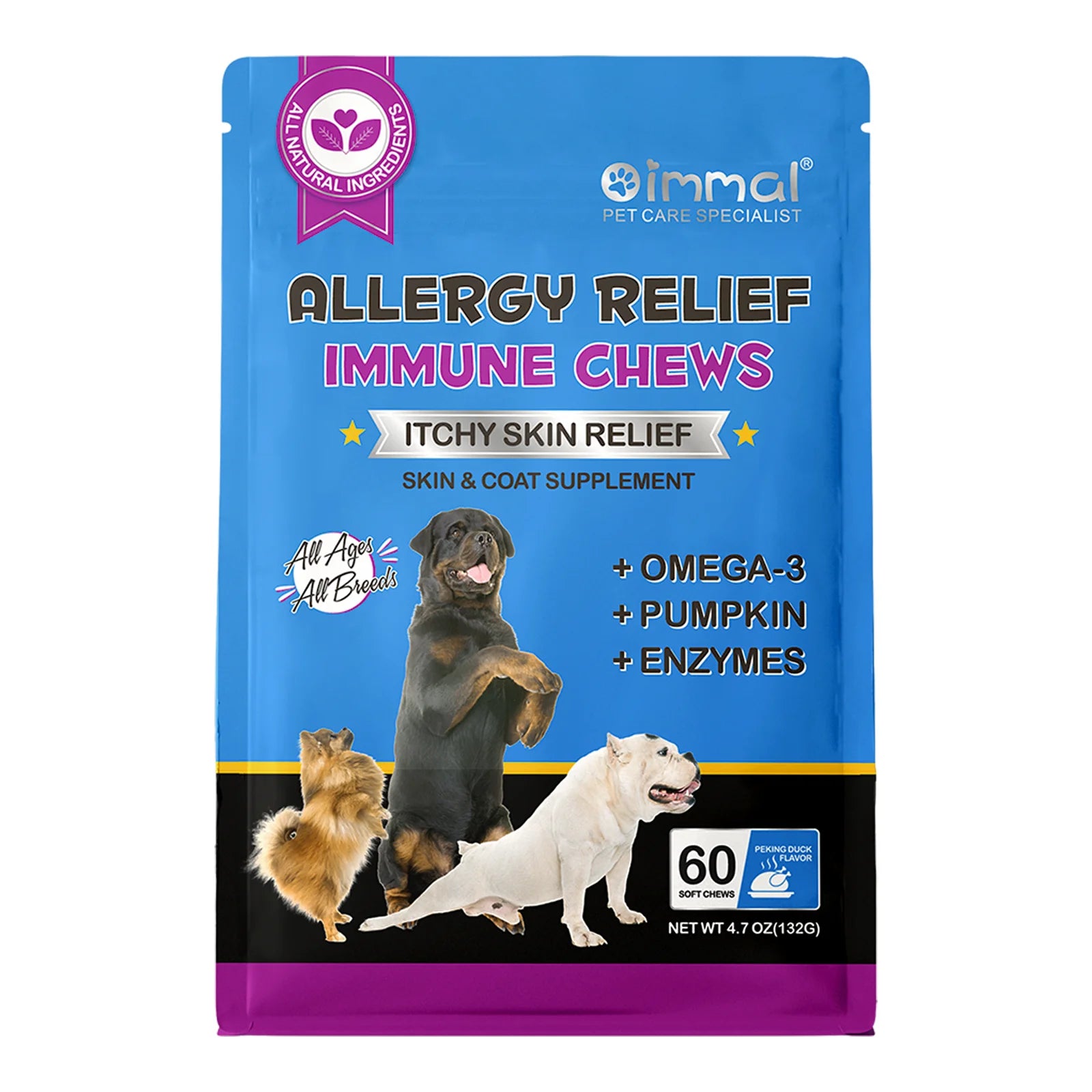 Dog Allergy Relief Chews 60 Count