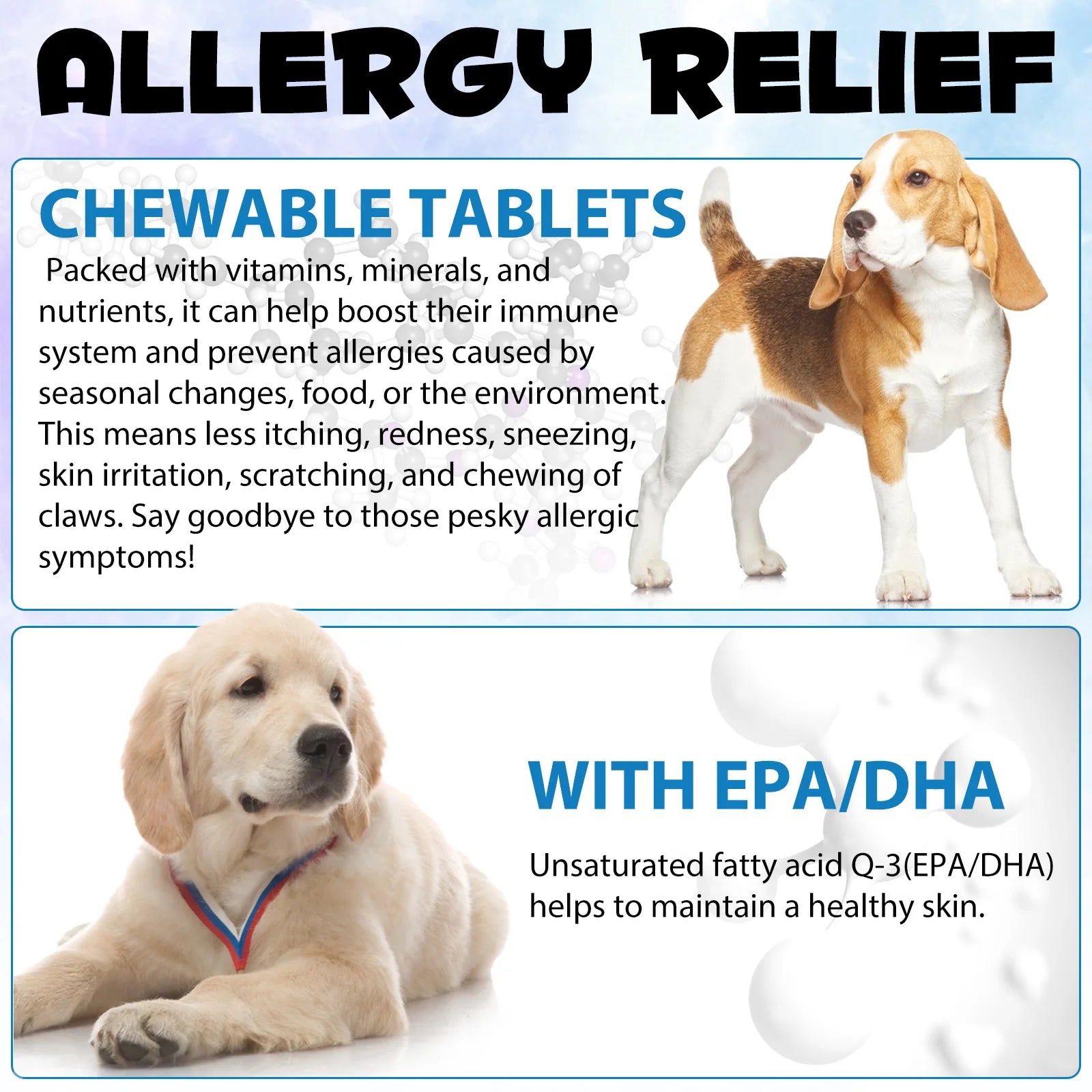 Dog Allergy Relief Chews 60 Count