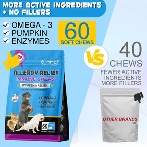 Dog Allergy Relief Chews 60 Count