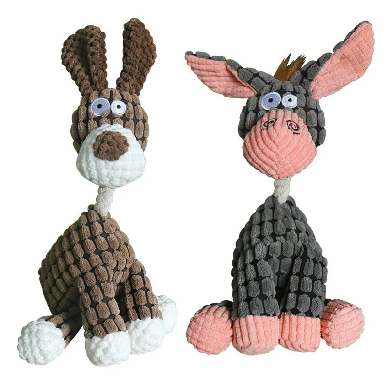 Donkey Shape Chew Toy for Dogs