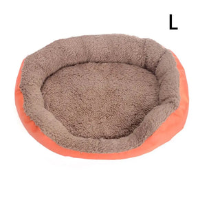 Super Soft Pet Bed Kennel Dog Round Cat Winter Warm Sleeping Bag Long Plush Puppy Cushion Mat Portable Cat Supplies 35/46 / 68cm