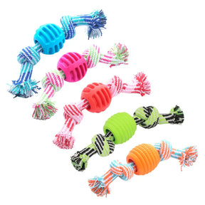 Pet Dog Chew Rope with Ball