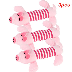 Elephant Duck Pig Squeaky Toys