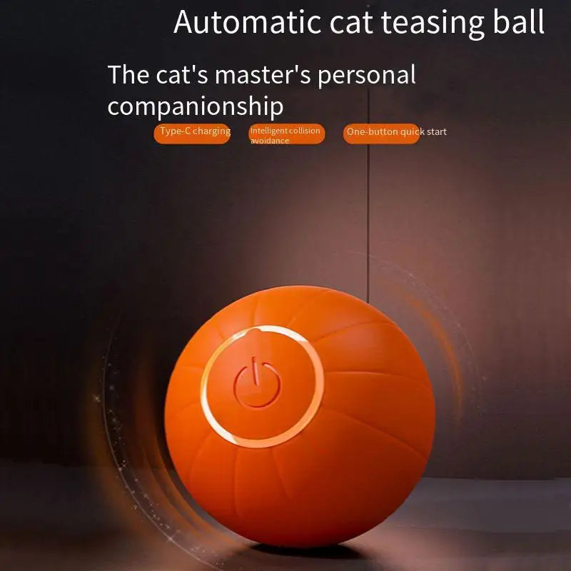 Glowing Automatic Rolling Cat Toy