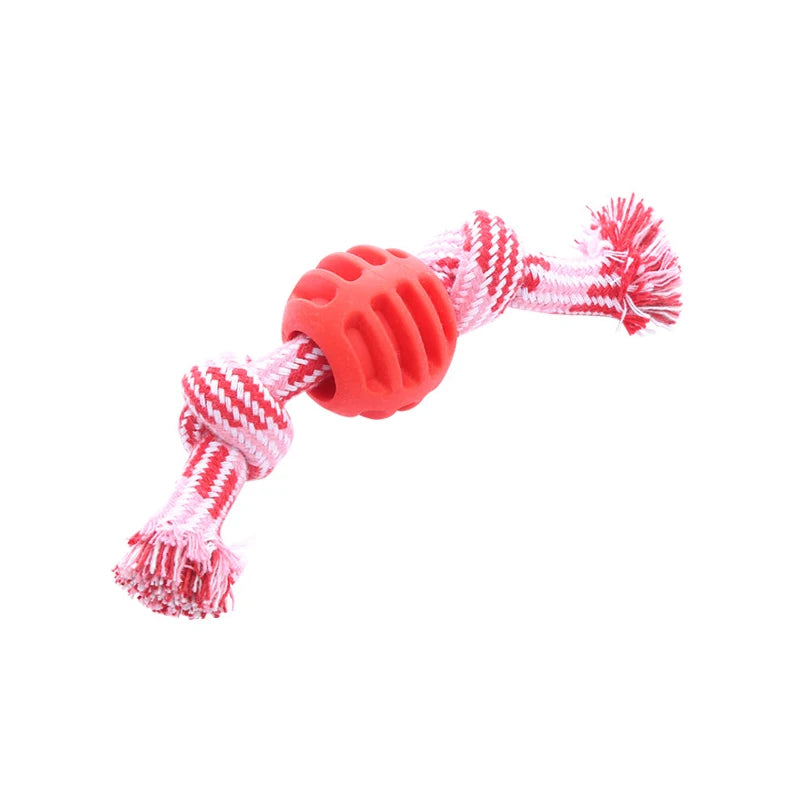 Pet Dog Chew Rope with Ball