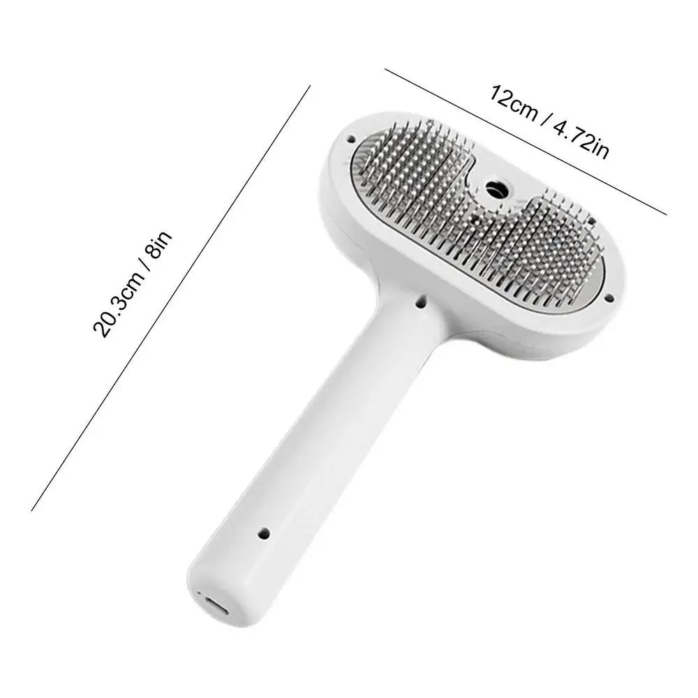 animal hair remover brush dog and cat steam brush pet Self Cleaning Dog Brush grooming Removes cat hairs Cat dog Accessories