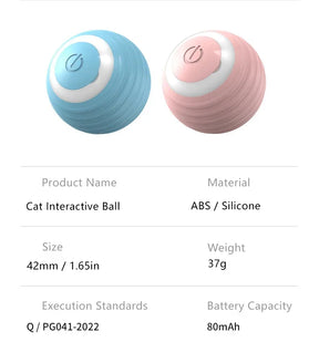 Electric Interactive Cat Ball Toy