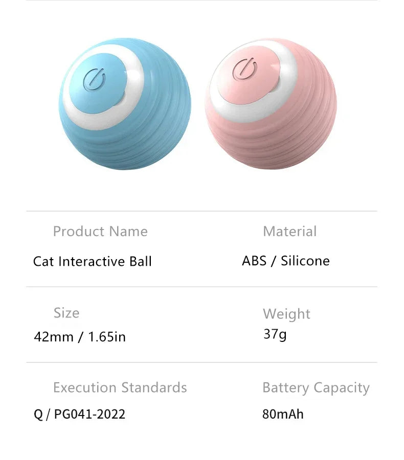 Electric Interactive Cat Ball Toy