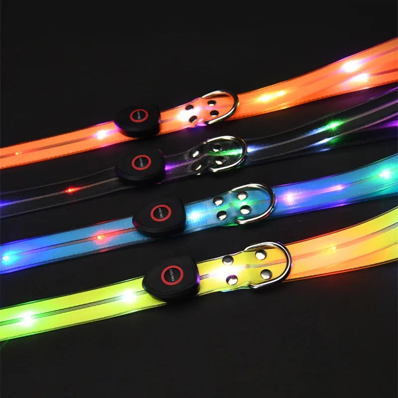 LED Light-Up Dog Collar Leash