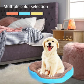 Super Soft Pet Bed Kennel Dog Round Cat Winter Warm Sleeping Bag Long Plush Puppy Cushion Mat Portable Cat Supplies 35/46 / 68cm