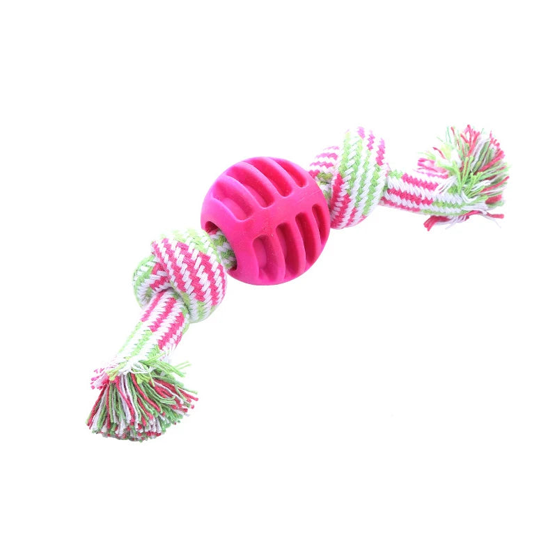 Pet Dog Chew Rope with Ball