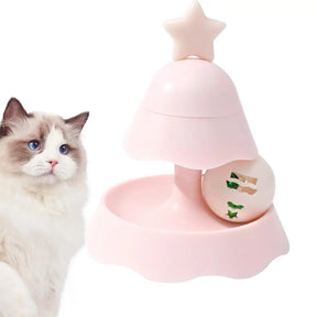 Interactive Turntable Cat Ball Toy