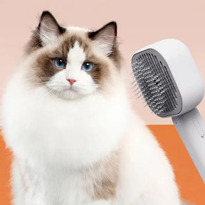 Steamy Pet Brush Cat Hair Brush Cat Grooming Brush Cat Hair Remover Cat Cleaning Massage Brush For Dogs Cats