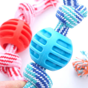 Pet Dog Chew Rope with Ball