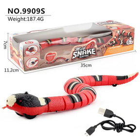 Smart Sensing Cat Toy Snake