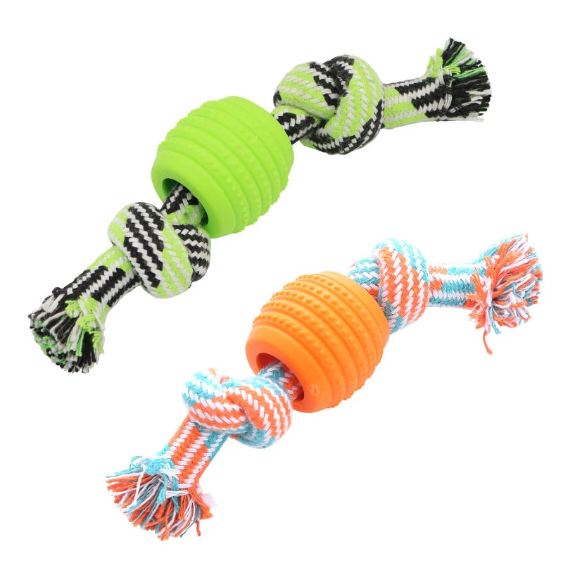 Pet Dog Chew Rope with Ball