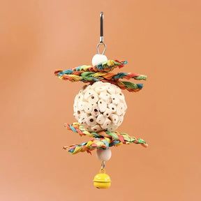 Parrot Tongcao Ball Bird Toy Biting Ball Bird Supplies Parrot Relief Toy Decompression Puzzle Toy Tengqiu Seeking Food