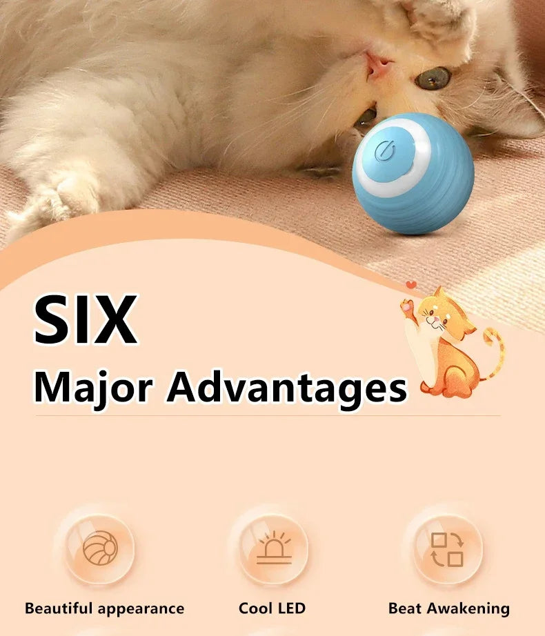 Electric Interactive Cat Ball Toy