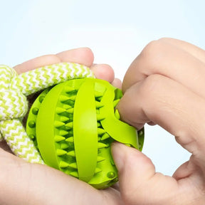 Interactive Dog Treat Rope Balls