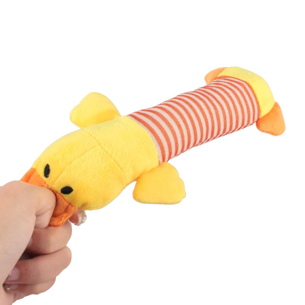 Elephant Duck Pig Squeaky Toys