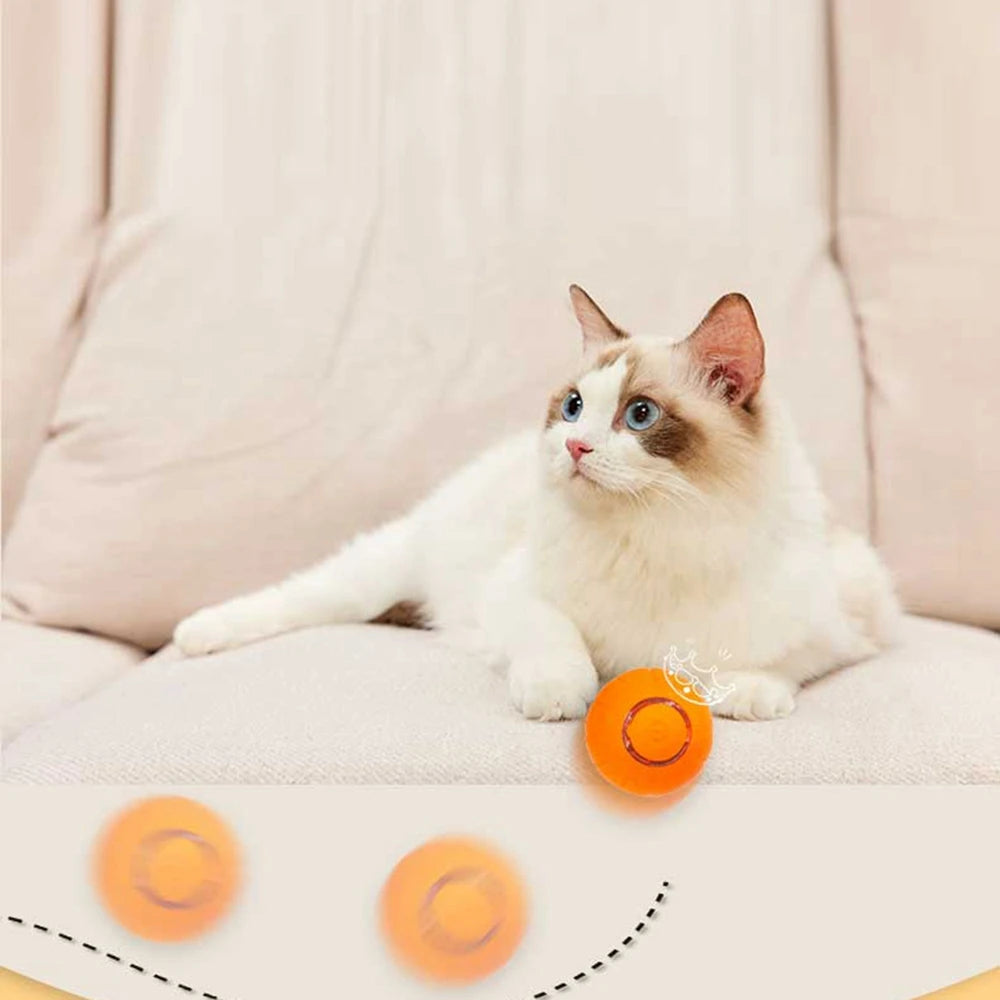 Glowing Automatic Rolling Cat Toy