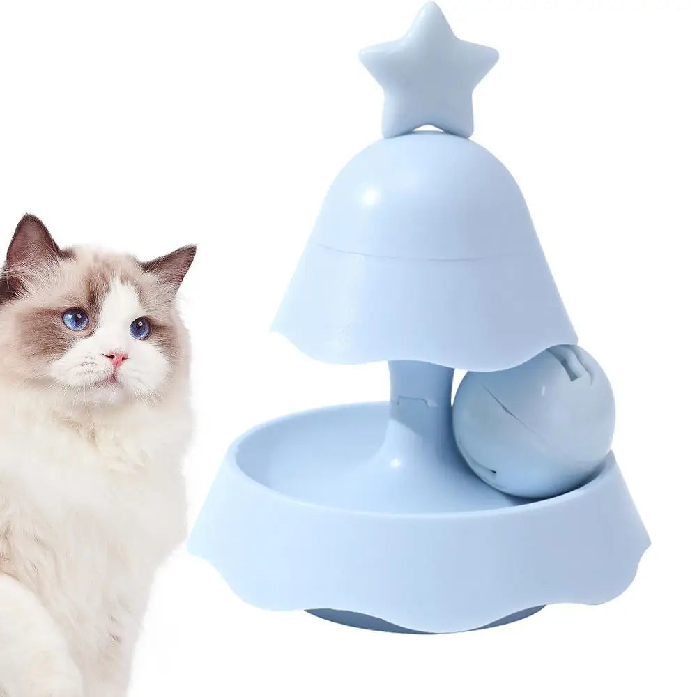 Interactive Turntable Cat Ball Toy