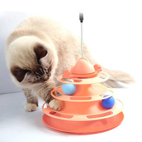 Cat Toys Self-Entertainment and Entertainment Sticks Pet Cat Turntable Balls Cat-Entertaining Tools Kitten Supplies