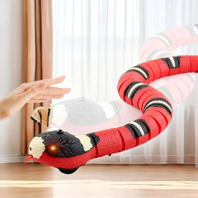 Smart Sensing Cat Toy Snake