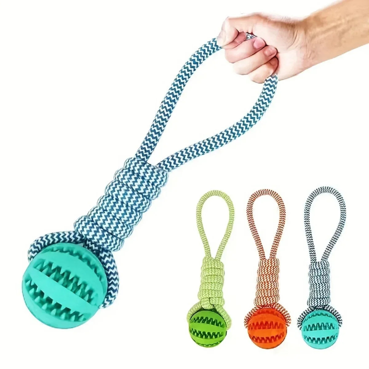 Interactive Dog Treat Rope Balls