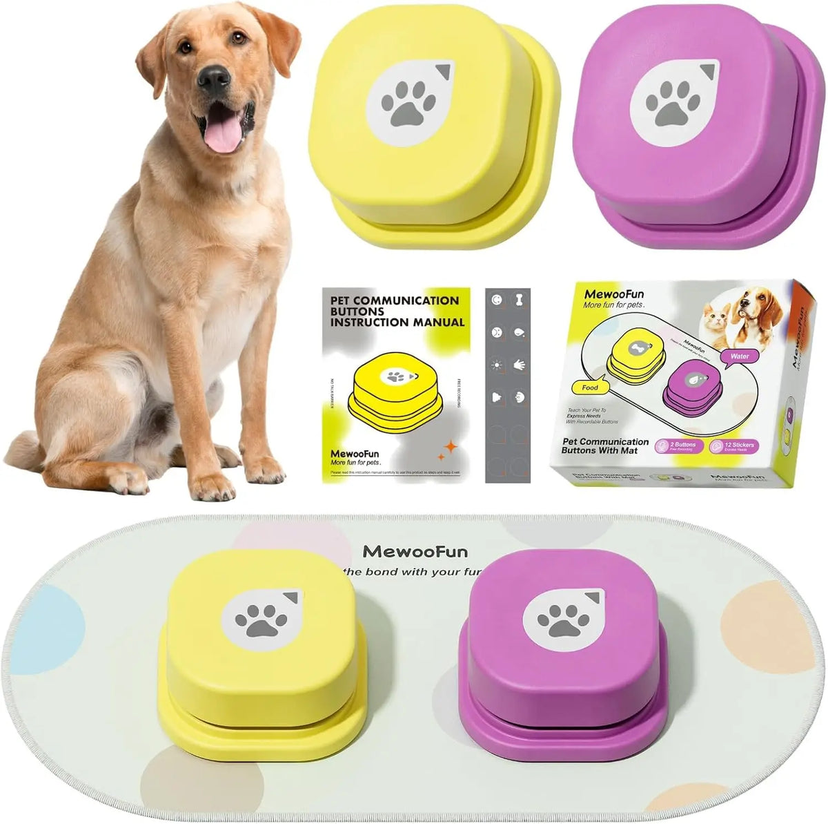 Mewoofun Dog Communication Buttons