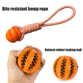 Interactive Dog Treat Rope Balls