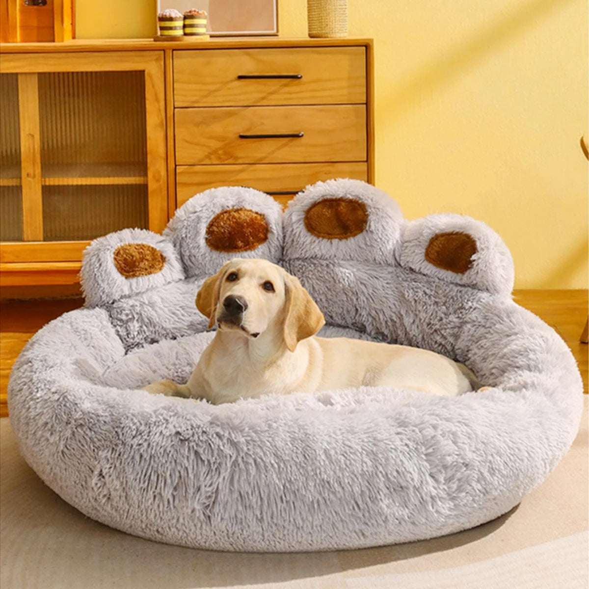 Premium Washable Plush Dog Sofa Bed