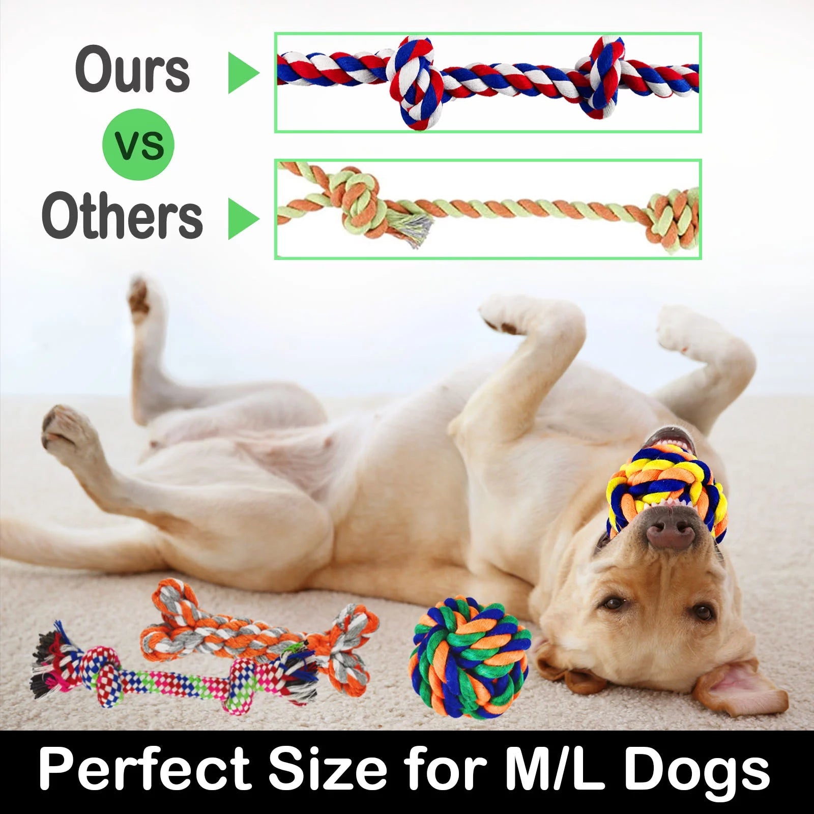 Tough Dog Rope Toys for Aggressive Chewers