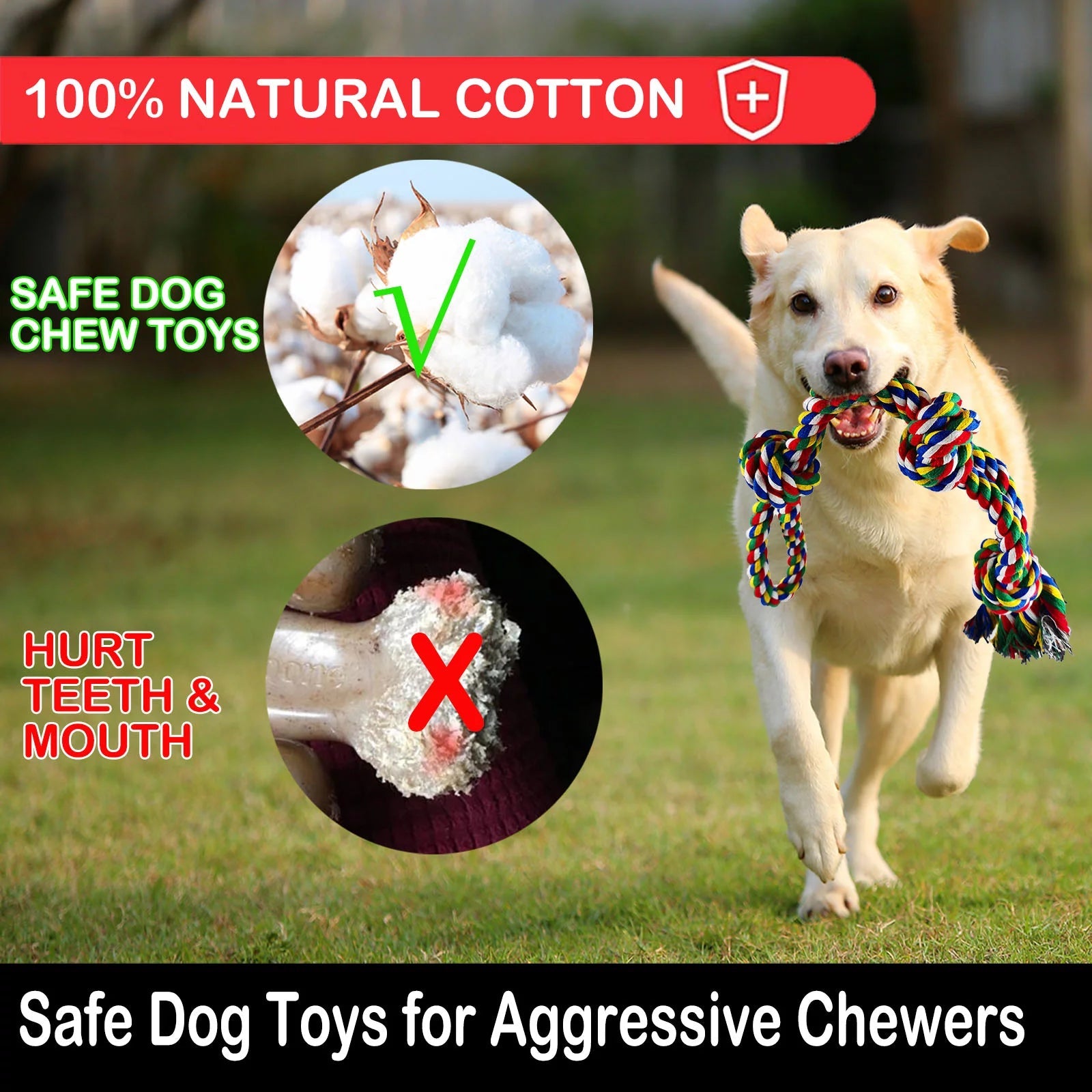 Tough Dog Rope Toys for Aggressive Chewers