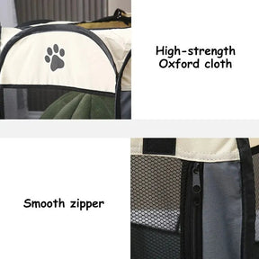 Portable Foldable Pet Tent Kennel - Octagonal Outdoor Shelter